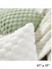 Pineapple Grid Soft Wool Fleece Feeling Cushion & Filler